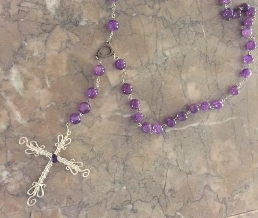 amethyst rosary
