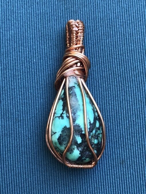 Turquoise Copper Pendant