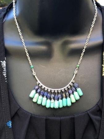 turquoise & lapis necklace