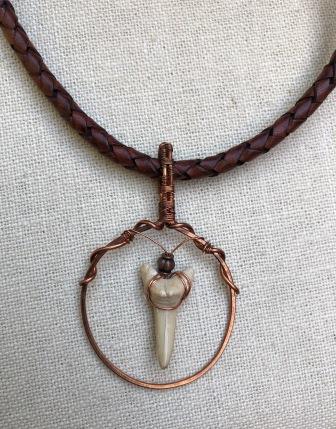 sharks tooth necklace