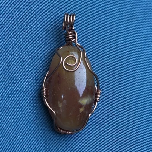 Wire Wrapped Amber