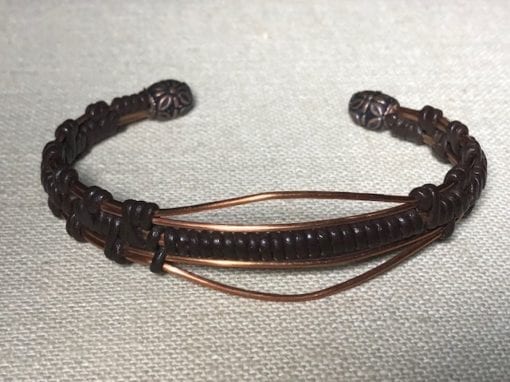 Copper & Leather Bracelet