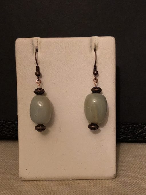 Amazonite Coppertoned Earrings