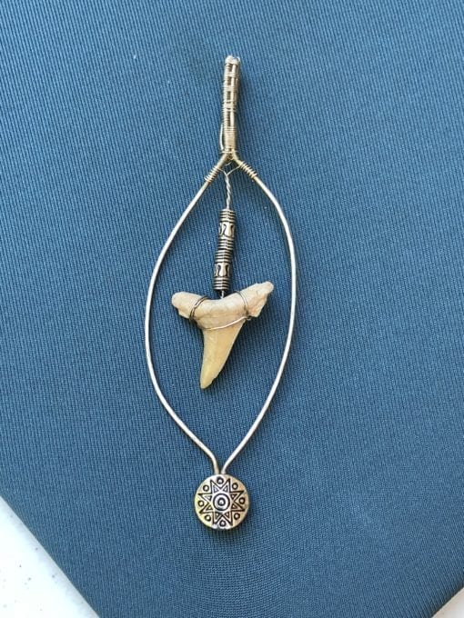 Sharks Tooth & Sterling Pendant