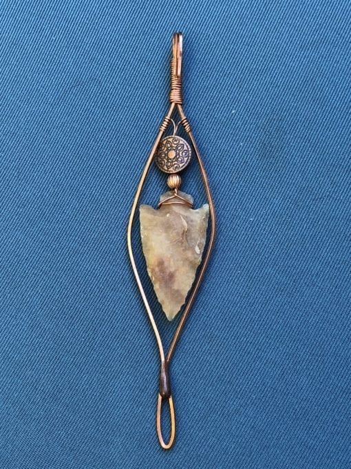 Arrowhead in Copper Pendant