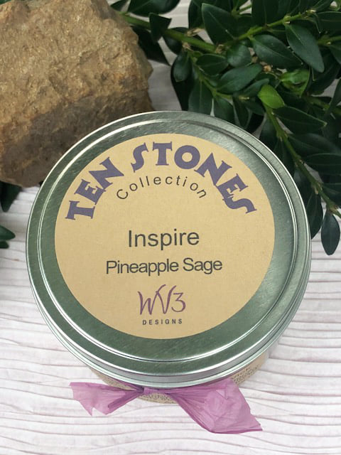 Pineapple Sage Soy Candle Tin