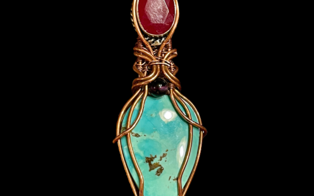 Creating a Vision – Turquoise, Ruby & Amethyst Custom Design