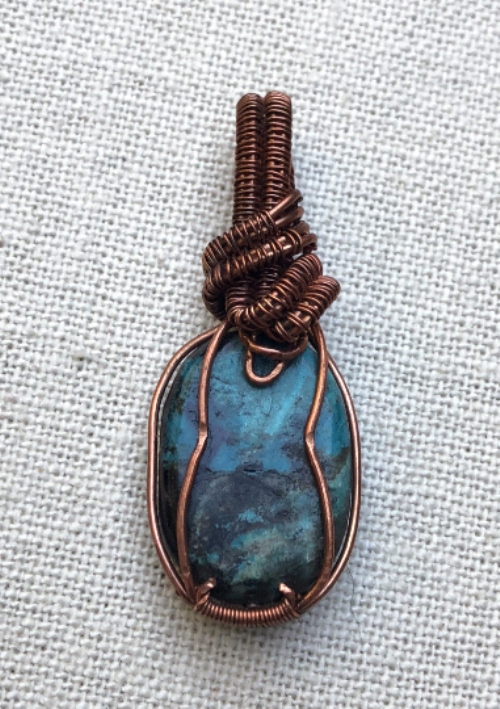 turquoise in copper